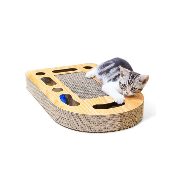 Corrugated Paper Cat Scratcher Turntable Tunnel