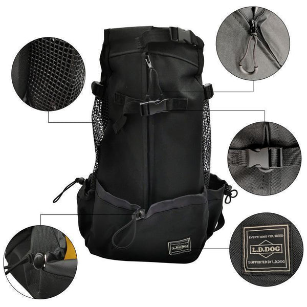 Dog Carrier Backpack - Pet Shoulder Traveler Bag For Large and medium dogs
