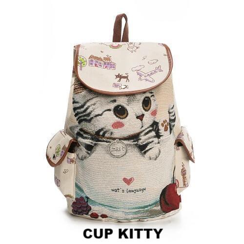 CAT DRAWSTRING BACKPACK [FREE SHIPPING TODAY] GET ALL 3 for Only $59.95! - Meowaish