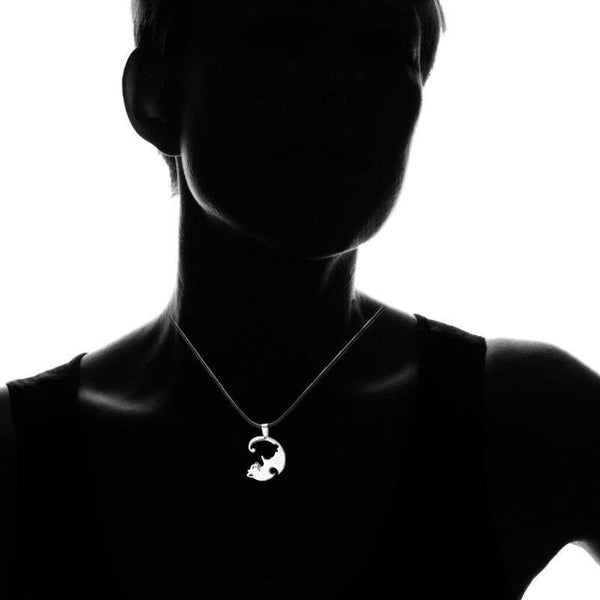 Cute Couple Cat Necklace (2 PIECES) - Meowaish