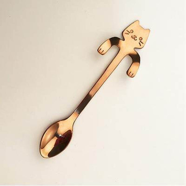 Stainless Steel Cat Tea Coffee Spoons - GETALL6 for Only $34.95! - Meowaish