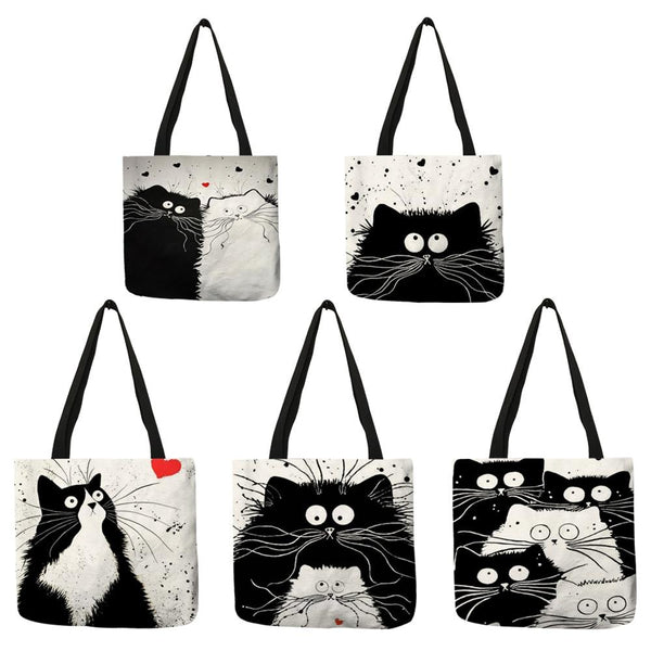 Unique Cat Tote Bag - Meowaish