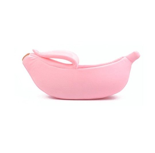 Cute And Cozy Banana Shaped Cat Bed - Meowaish