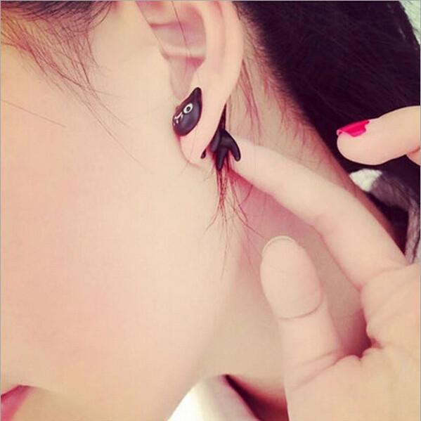 Smirk Cat Earring - Meowaish