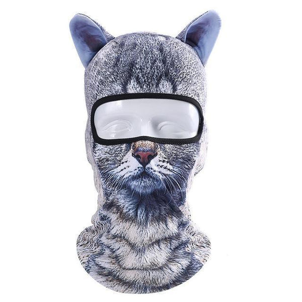 3D Cat Winter Outdoor Mask - Meowaish