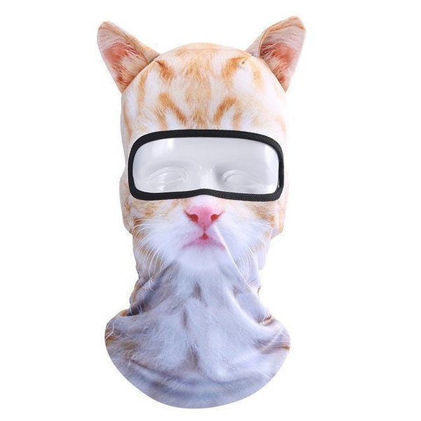 3D Cat Winter Outdoor Mask - Meowaish