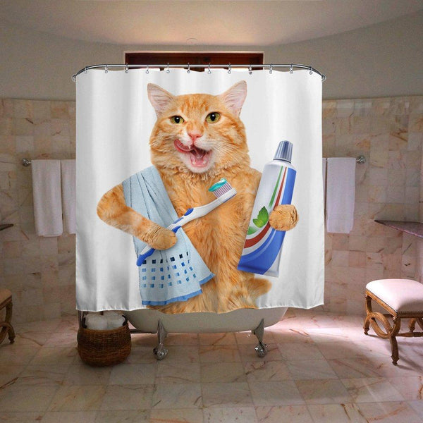Cute Cat Shower Curtain - Meowaish