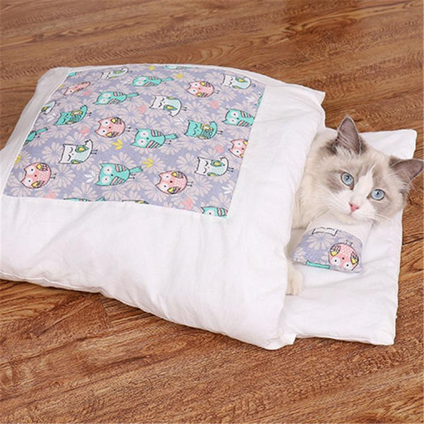 Sleeping Bag Cat Bed