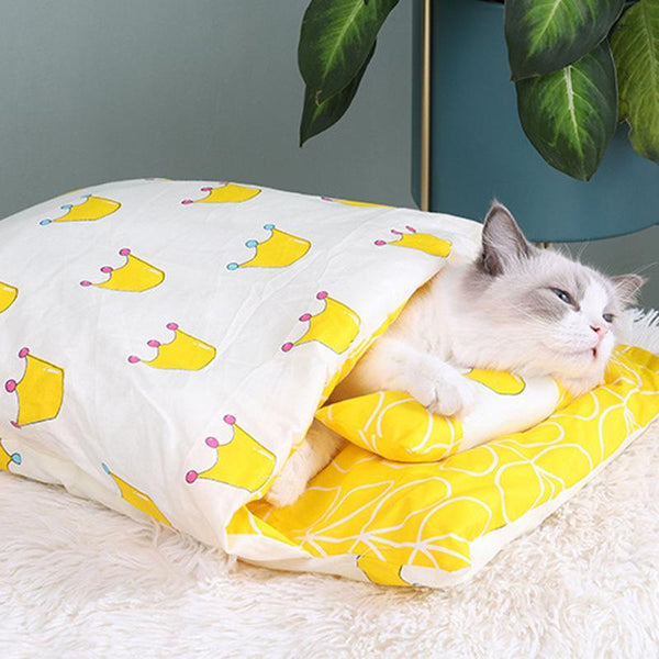 Sleeping Bag Cat Bed