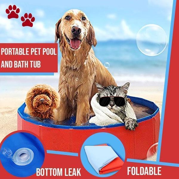 Portable Dog Pool And Bath Tub