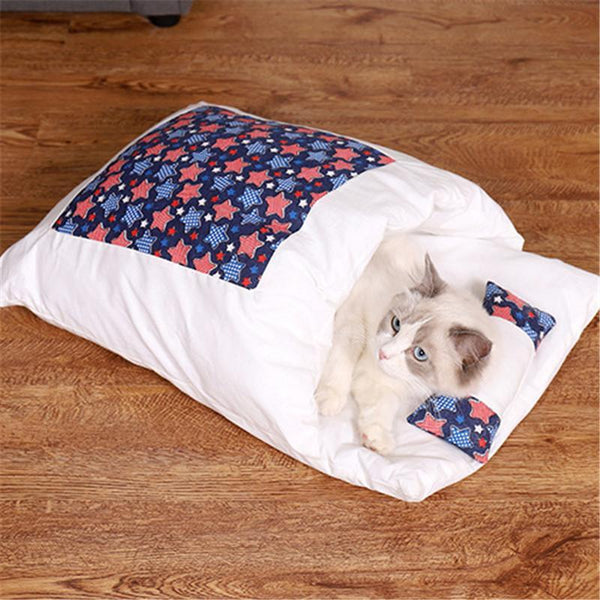 Sleeping Bag Cat Bed