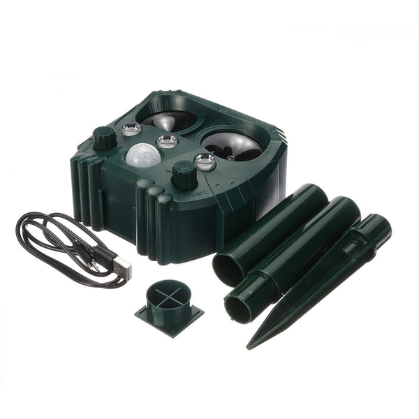 Ultrasonic Pest Animal Repeller LED Cat Dog Rat Animals Repellent