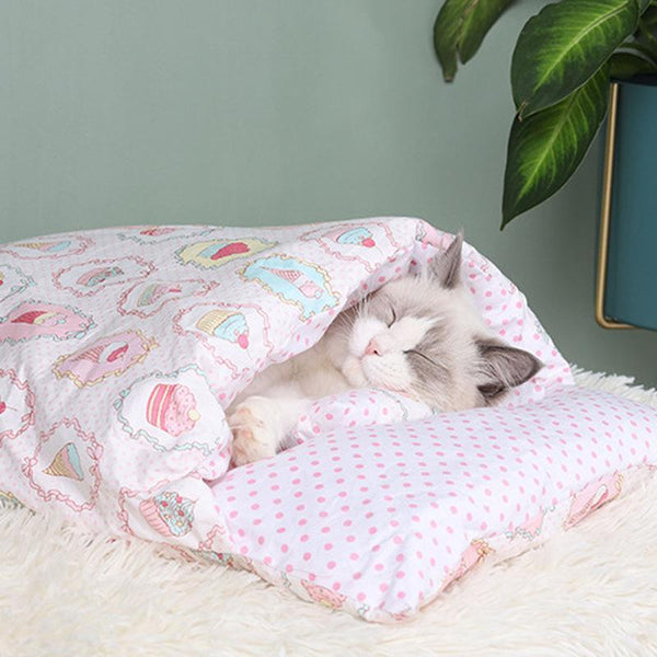 Sleeping Bag Cat Bed