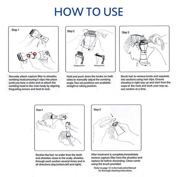 Electric Head Lice Remover Exterminator