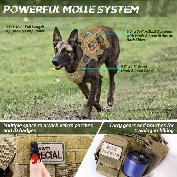 Military Tactical Dog Harness