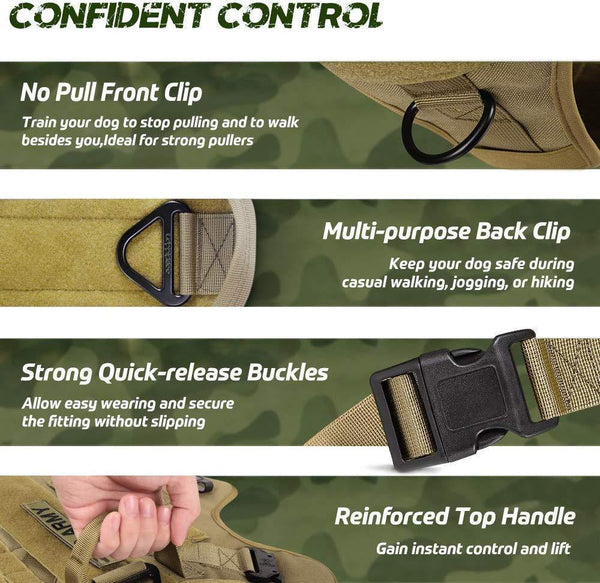 Military Tactical Dog Harness