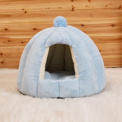 Plush Cat Cave Bed For Small Pets