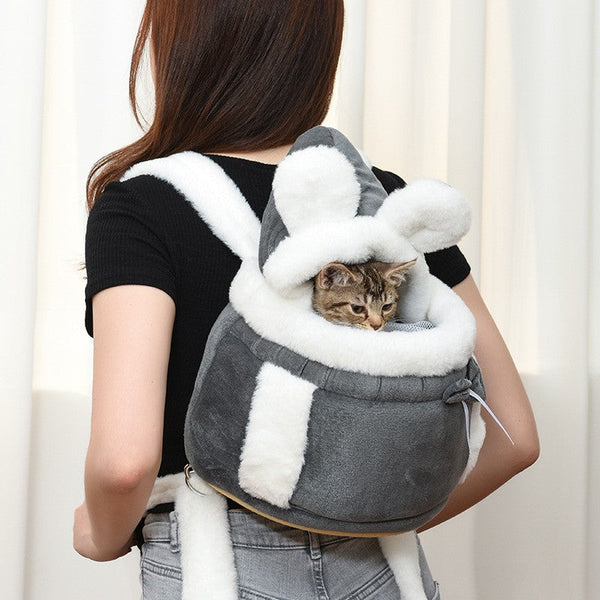 Warm Plush Small Pet Carrier Bag