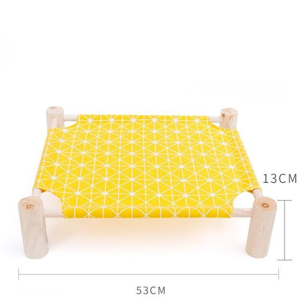 Solid Wood Elevated Pet Bed