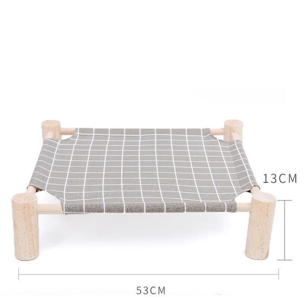 Solid Wood Elevated Pet Bed
