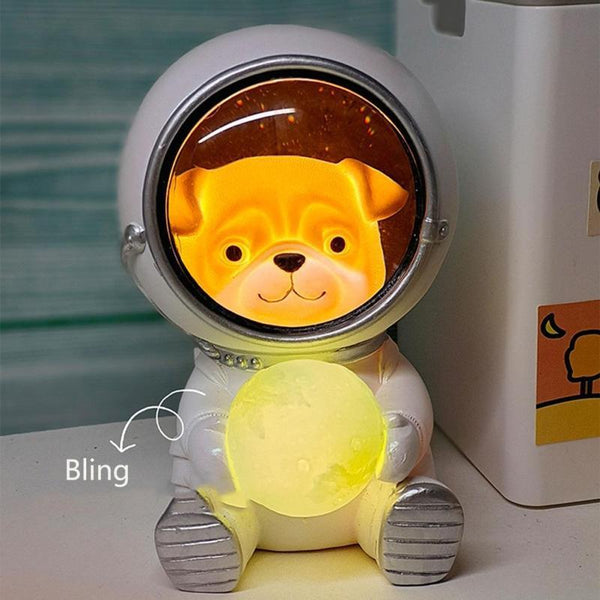 Cute Pet Astronaut Night Light