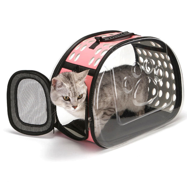 Travel Transparent Cat Carrier Bag