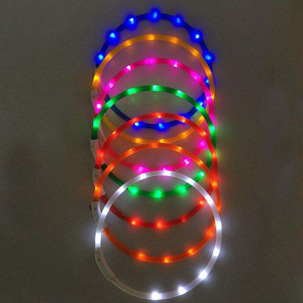 Glow in the Dark Silicone Dog Collar