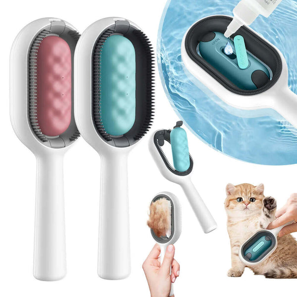 4 In 1 Cat Grooming Brush With 100pcs Soft Towel