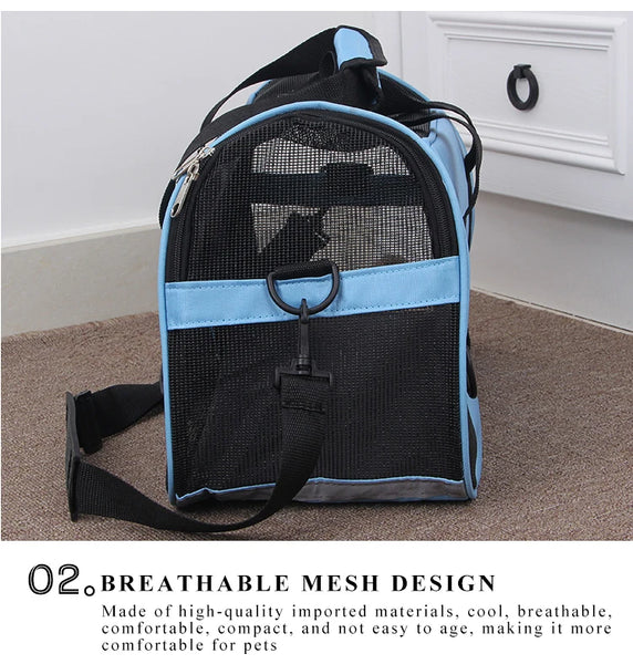 Cat Bags Portable Pet Mesh Carrier