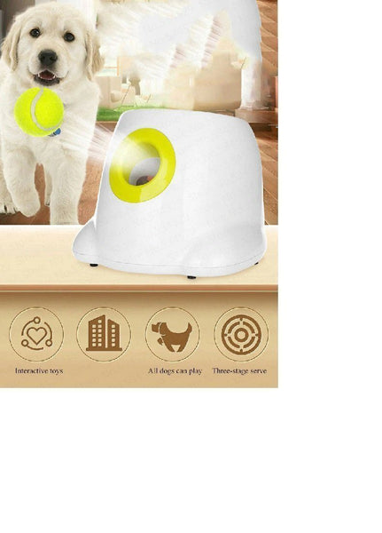 Dog Ball Launcher - Tennis Ball Launcher for Dogs, Automatic Ball Thrower for Dogs