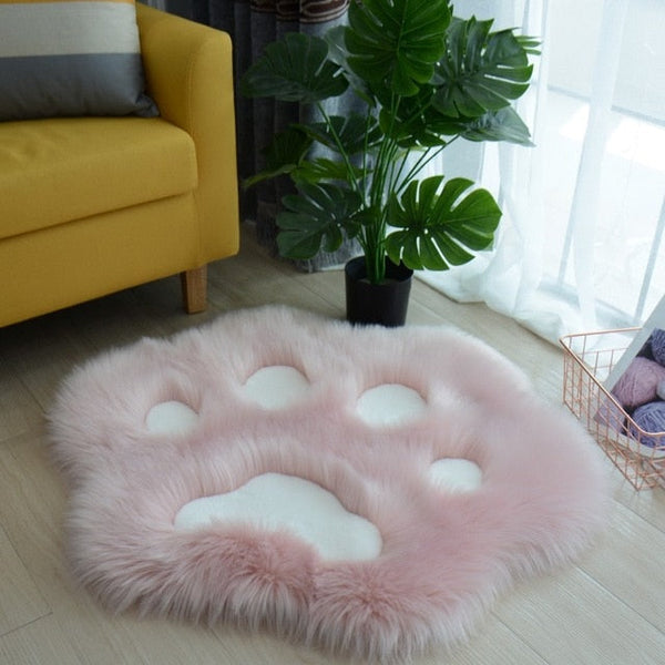 Cat Paw Soft Plush Floor Carpet