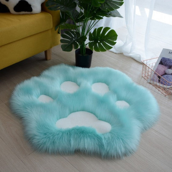 Cat Paw Soft Plush Floor Carpet