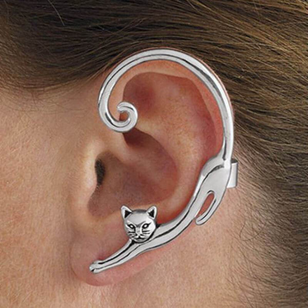 Stretched Out Cat Earring - Meowaish