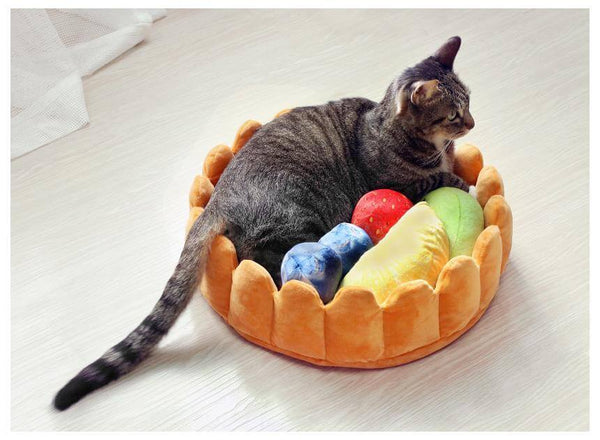 Fruit Tart Cat Bed - Meowaish