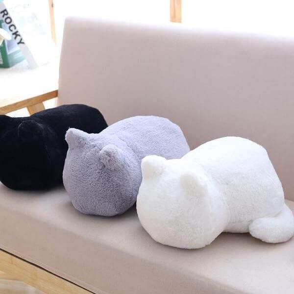 Cute Cat Fluffy Cushion Pillow[all3] - Meowaish