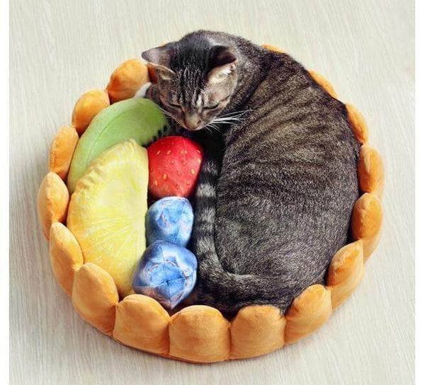 Fruit Tart Cat Bed - Meowaish