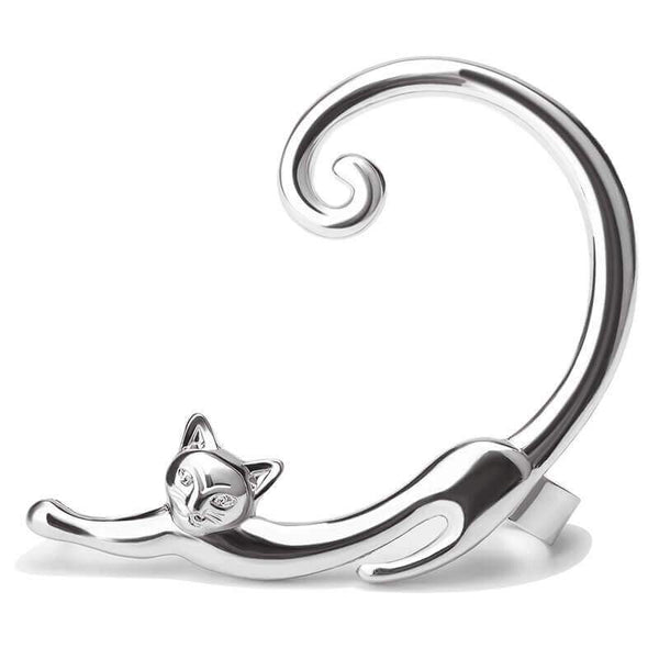Stretched Out Cat Earring - Meowaish