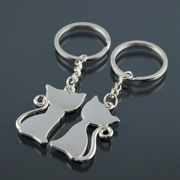 Cat Couple Keychain - Meowaish