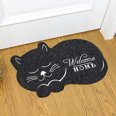 Cat Welcome Home Floor Mat - Meowaish