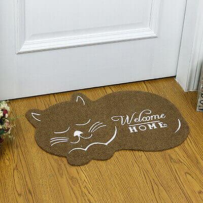 Cat Welcome Home Floor Mat - Meowaish