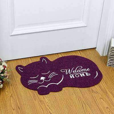 Cat Welcome Home Floor Mat - Meowaish