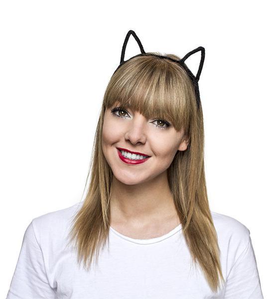 Katy Fine Fur Cat Ear Headband - Meowaish