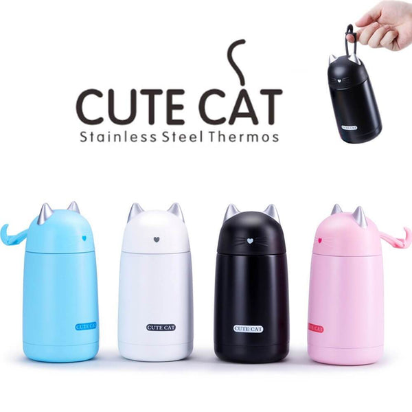 Cute Cat Thermos Flask / Mug[BUY ALL 4 FOR $74.95 ONLY TODAY] - Meowaish