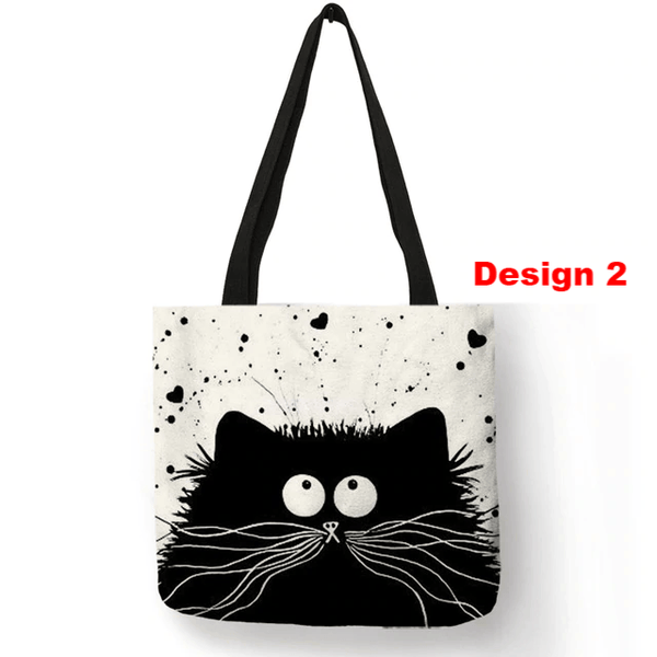 Unique Cat Tote Bag - Meowaish