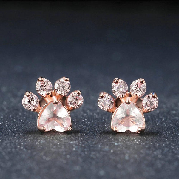 Kitty Paws Rose Gold Ring / Earrings [BUY BOTH ITEM FOR $29.95 ONLY] - Meowaish
