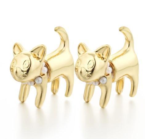 Kitty Duo Purrly Earrings - Meowaish