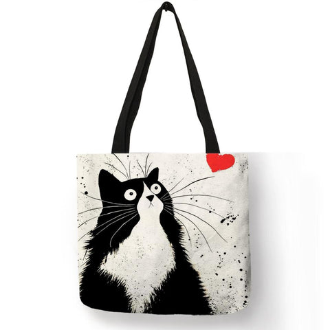 Unique Cat Tote Bag - Meowaish