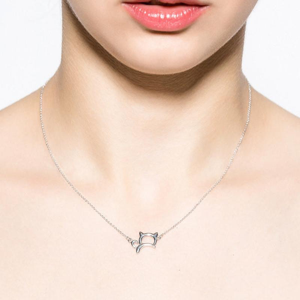 Haneul Platinum Necklace - Meowaish