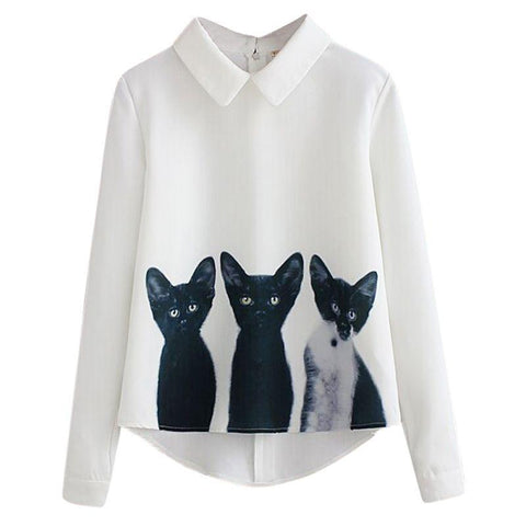 Three Cat Long Sleeve - Meowaish