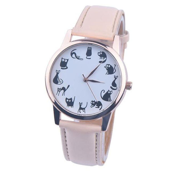 Cat Leather wrist watch[CLEARANCE SALE] - Meowaish